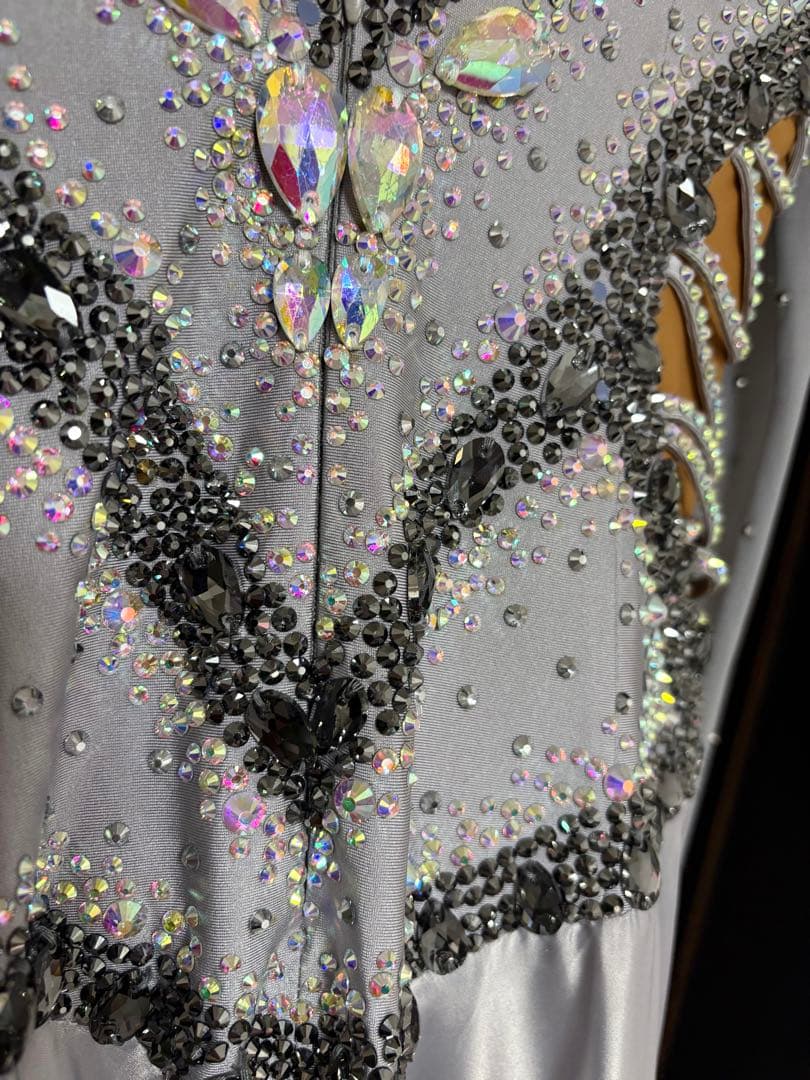 社交ダンス用シルバードレス