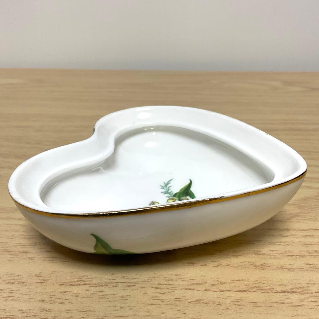 イギリス　ハマースレイ　すずらん　ハート　トリンケットボックス　大　小物入れ