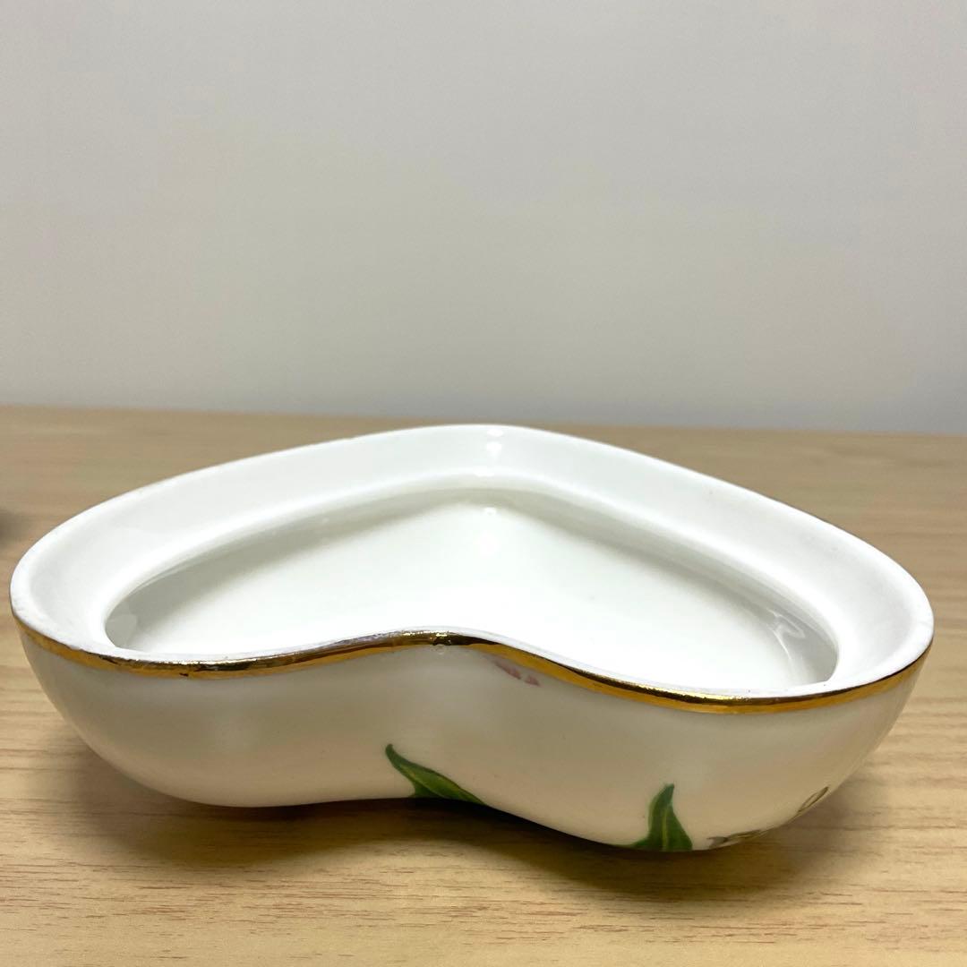 イギリス　ハマースレイ　すずらん　ハート　トリンケットボックス　大　小物入れ