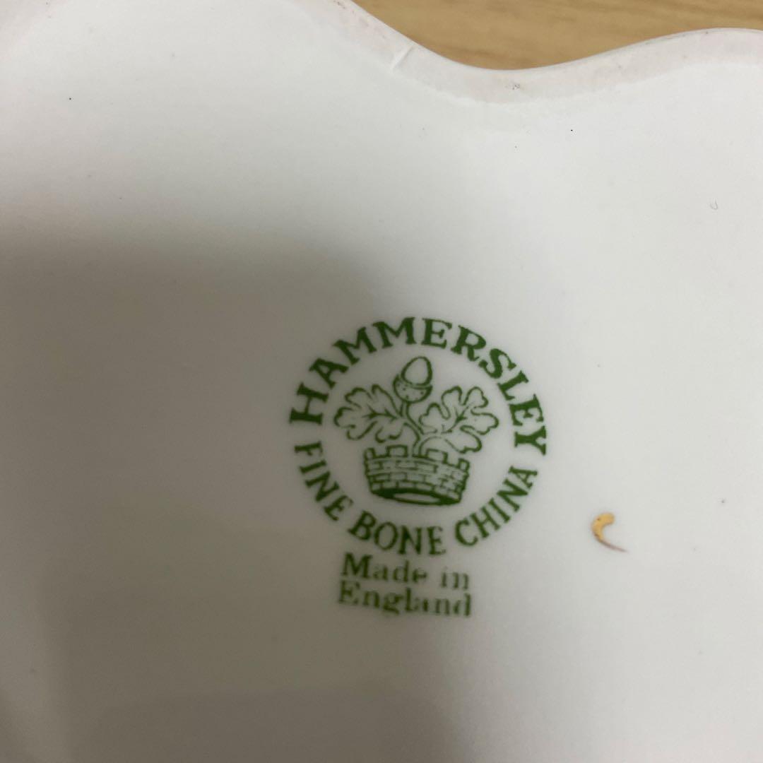 イギリス　ハマースレイ　すずらん　ハート　トリンケットボックス　大　小物入れ