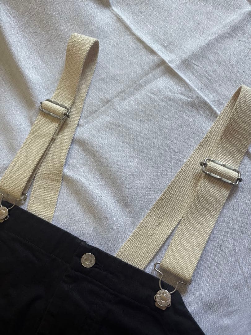 ネストローブ　コットンツイルデッキサロペット