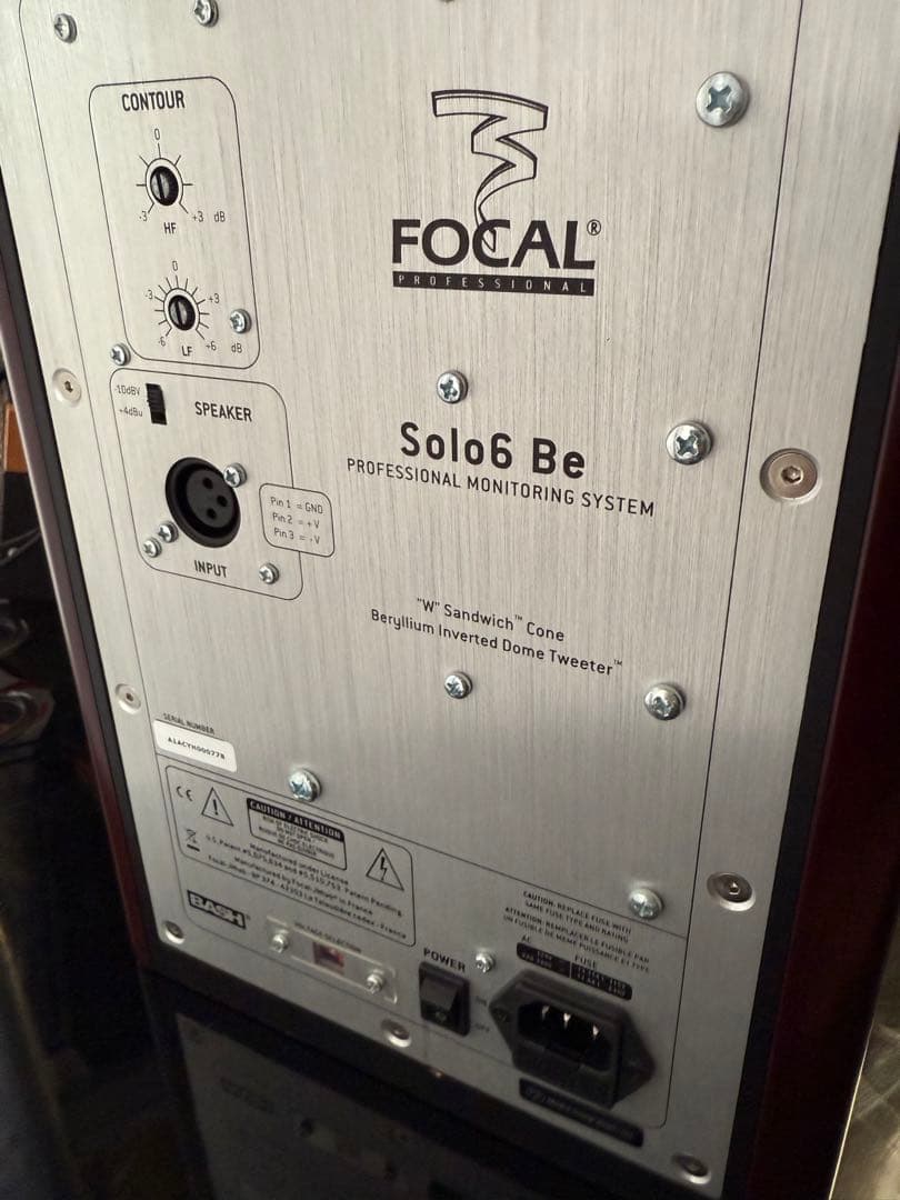 Focal Solo6 Be モニタースピーカー　ペア