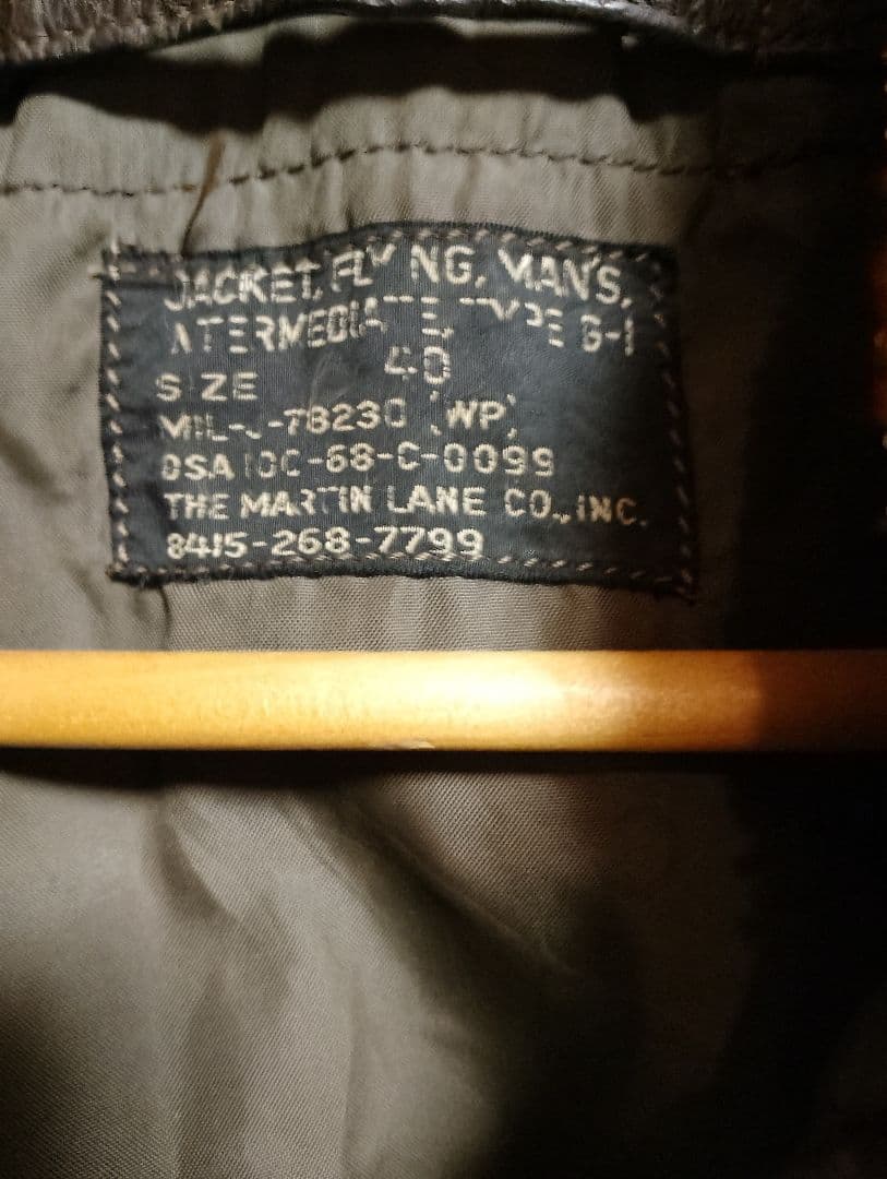 60s 米軍実物G1フライトジャケット USN