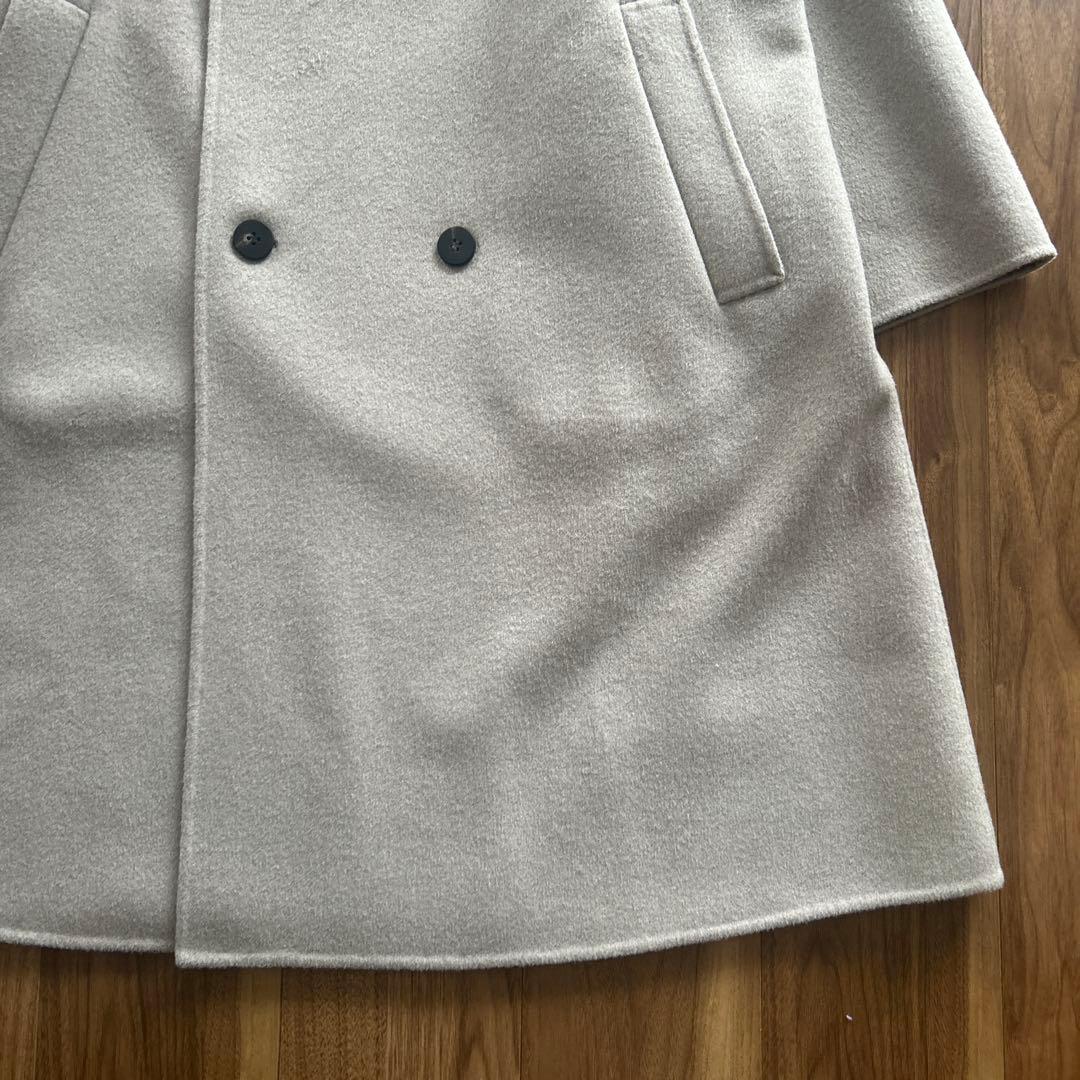 定価94600円【GALERIE VIE 】ウールコート　グレー　ロングコート