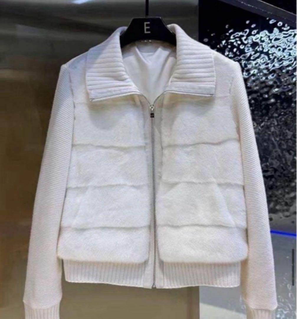 翌日配送　ダウンコート　エコファーダウンジャンパー　ダウン　新品