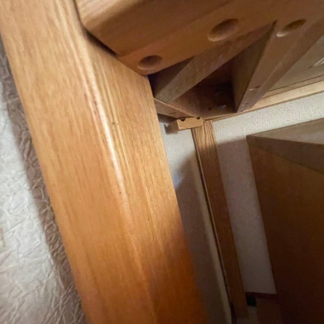 【廃盤】無印良品MUJI 学習机　セット キャビネット　キャスター付き　タモ材