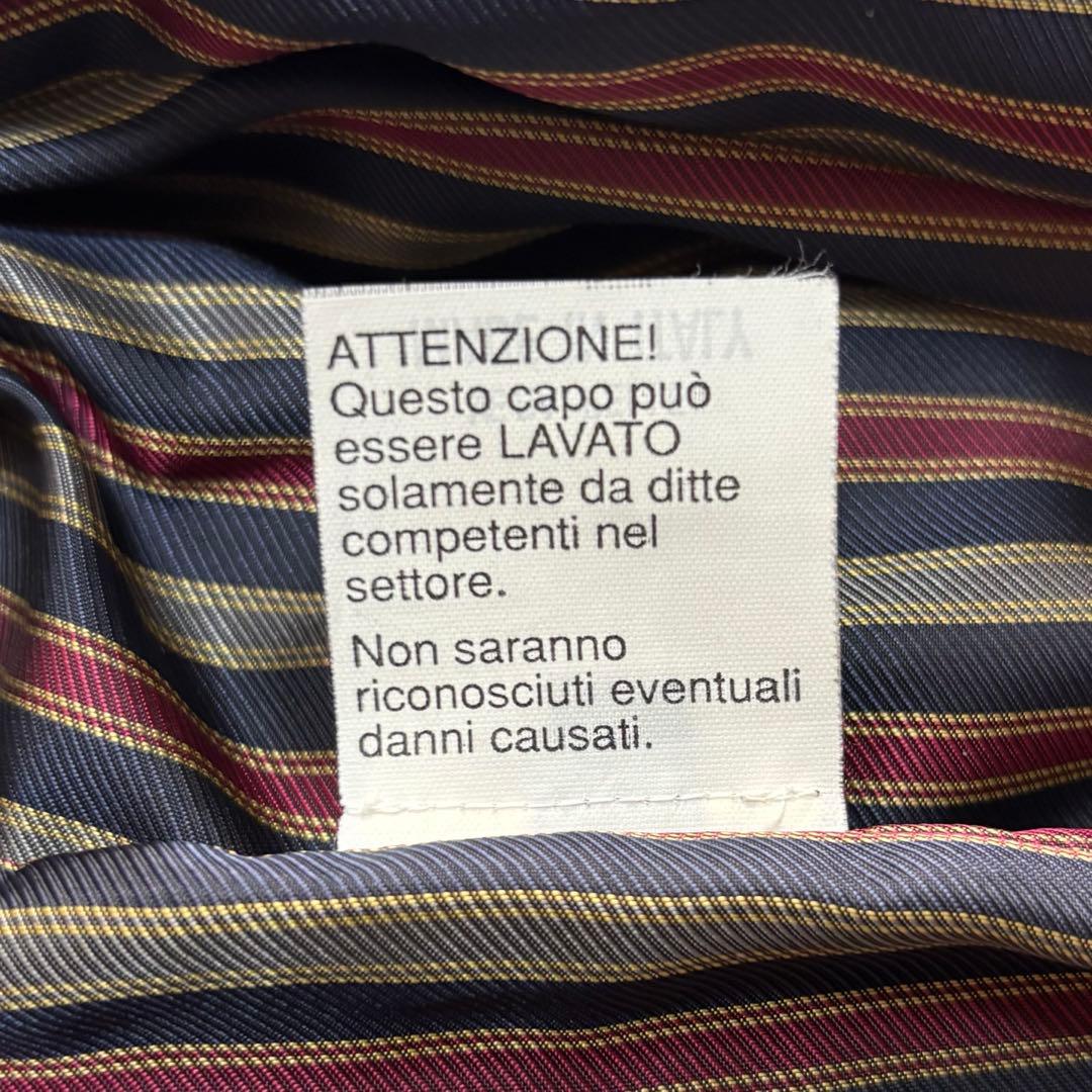 鹿革 ディアスキン レザー チェスターコート 黒ベルト 裏地総柄 Lサイズ