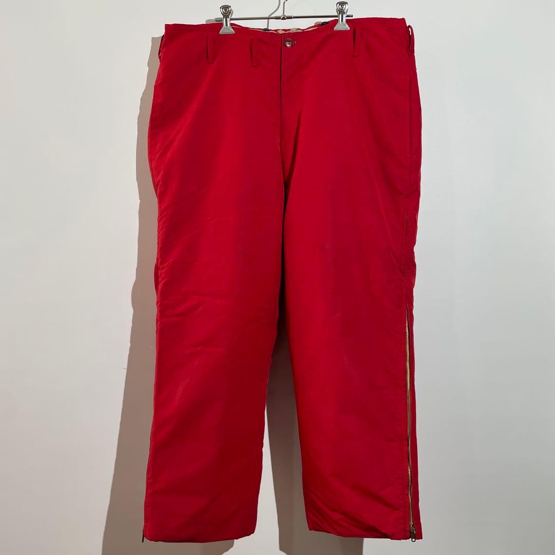 60s eddie bauer ダウンパンツ　レッド