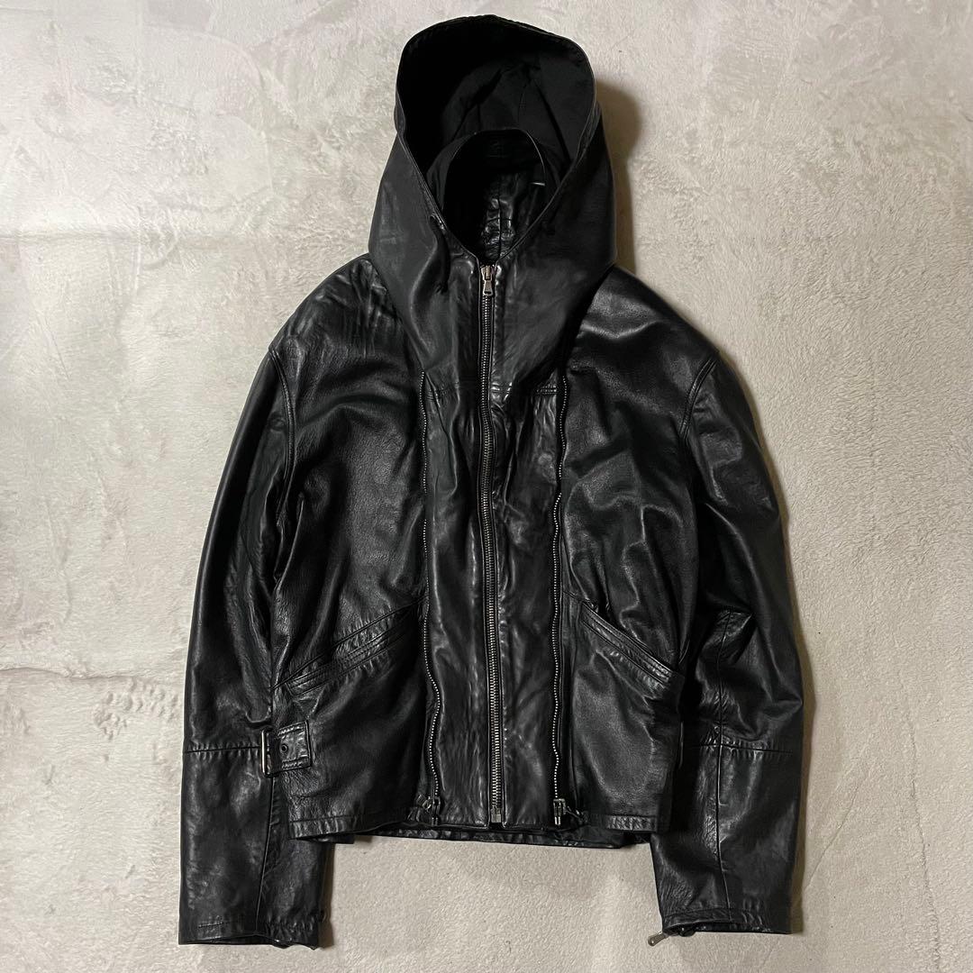 CALUGI E GIANNELLI レイヤードレザージャケット archive