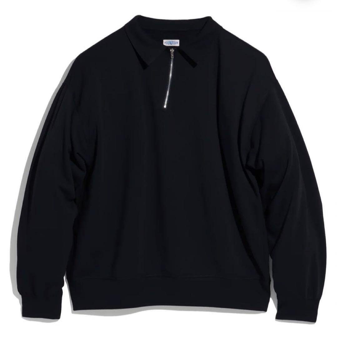 トップス foundour HALF ZIP LONG SLEEVE SHIRT