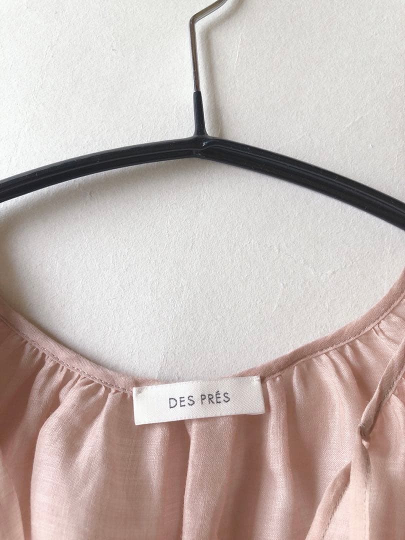 トゥモローランド DES PRES ラミー100%スキッパープルオーバー