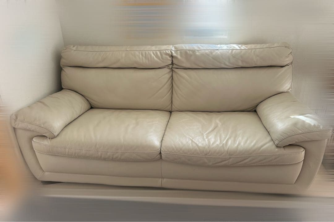 本革ソファ B-637KD WH 2人掛け 3人掛けソファ ソファー ニトリ