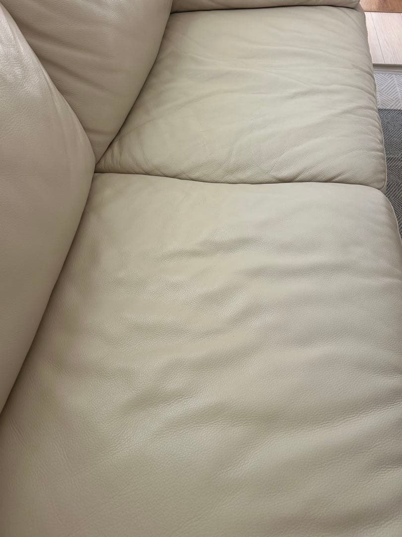 本革ソファ B-637KD WH 2人掛け 3人掛けソファ ソファー ニトリ