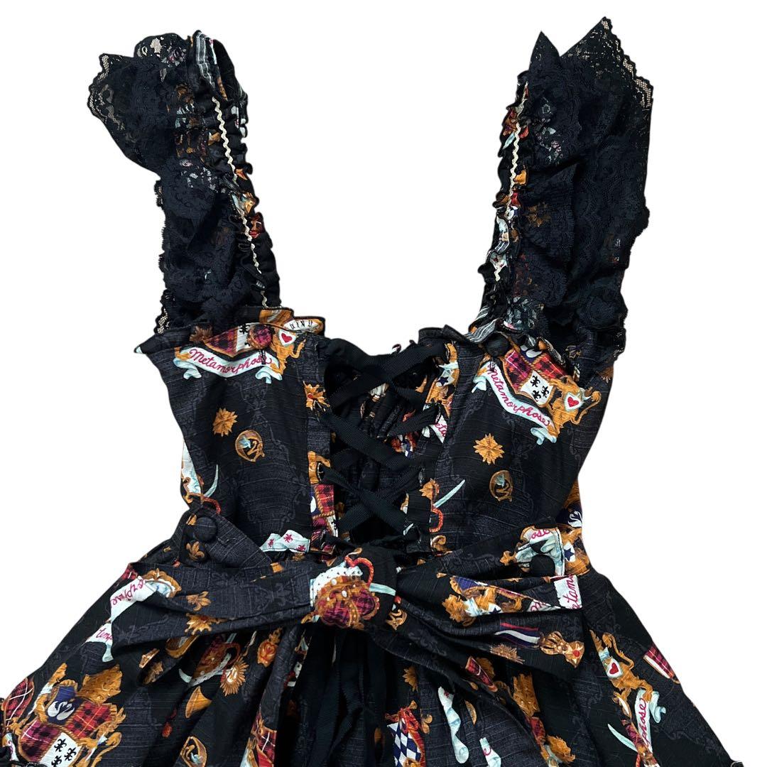 morphose　オールドエンブレムティアードジャンパースカート