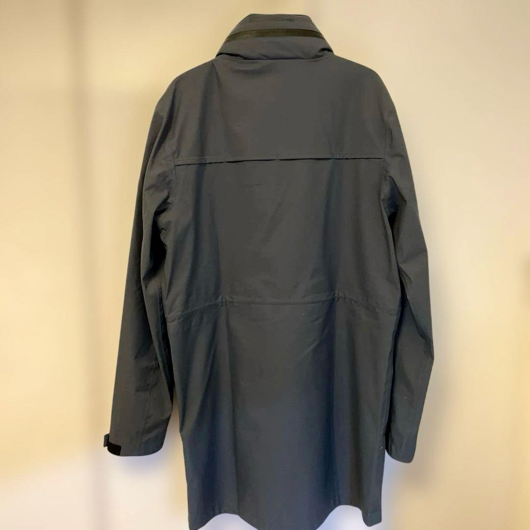 ポルシェPorsche ジャンパー S~Mサイズ フード収納 濃いグレー 防風