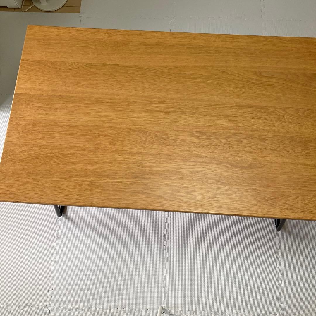 無印良品 MUJI 木製折りたたみテーブル オーク材突板　幅120㎝