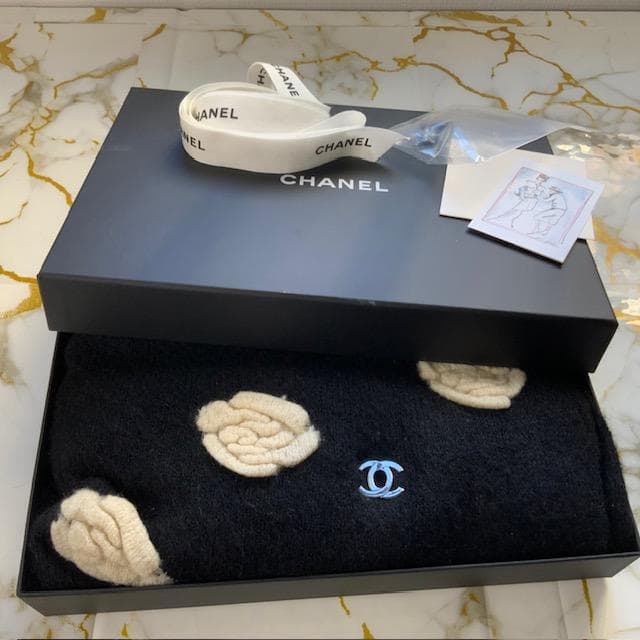 【訳あり】CHANEL カメリア ストール・ショール 人気アイテム