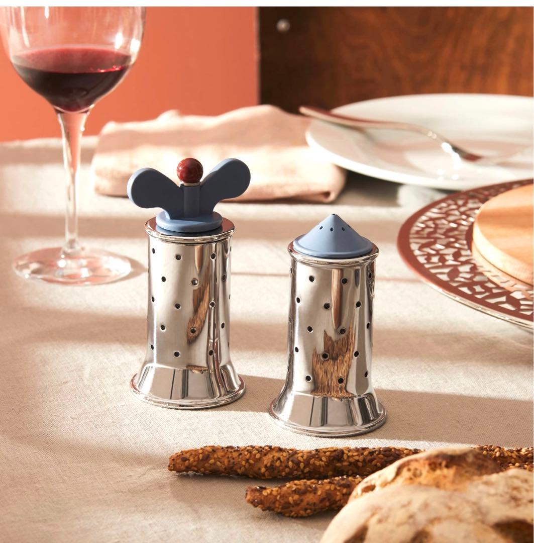 ALEESI 未使用 ペッパーミル & ソルトキャスター セット