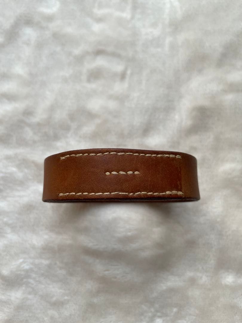 HERMES プールトゥール バングル レザーブレスレット　フラグメント