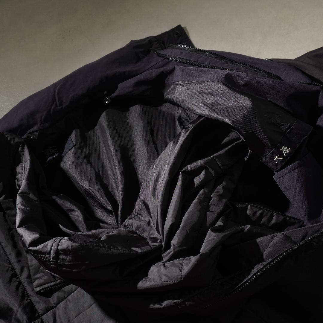 BURBERRY LONDON ライナー付ステンカラーコート 濃紺/XW260