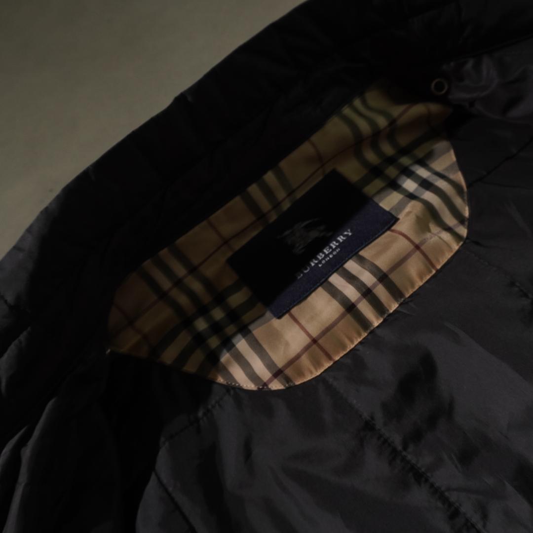 BURBERRY LONDON ライナー付ステンカラーコート 濃紺/XW260