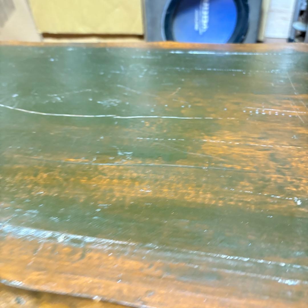 ベンチ　　ローテーブル自作　欅？　古材