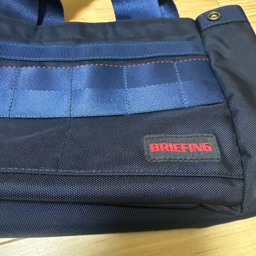 美品☆ブリーフィングバック　ネイビー