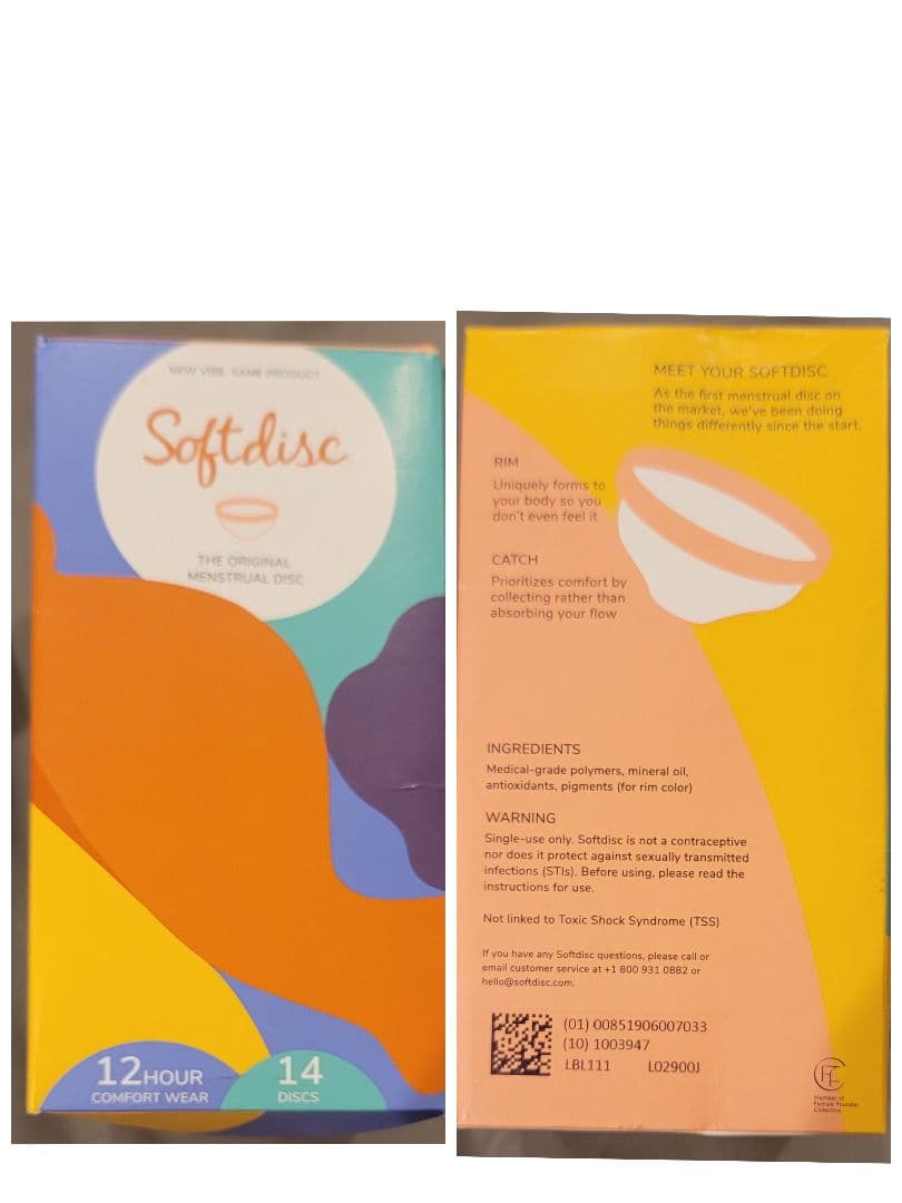 月経カップ 月経ディスク Softdisc 生理用ディスク 14枚入り