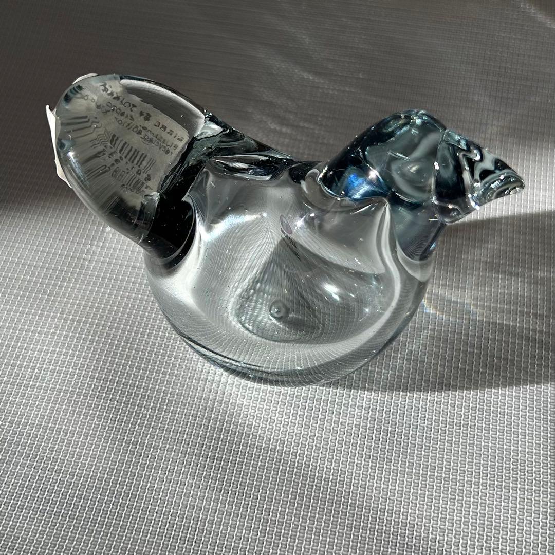 オイバ・トイッカ ガラスの鳥 シエッポ Sieppo クリア