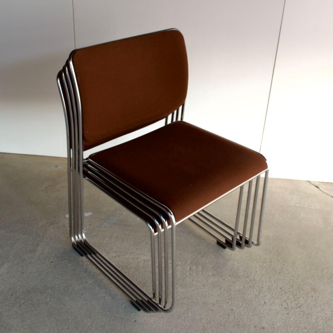 イトーキ　スタッキングチェア　ビンテージ　ミッドセンチュリー　レトロ