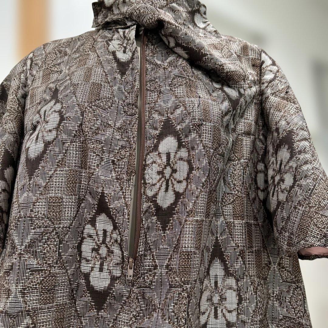 大島紬　着物リメイクワンピース