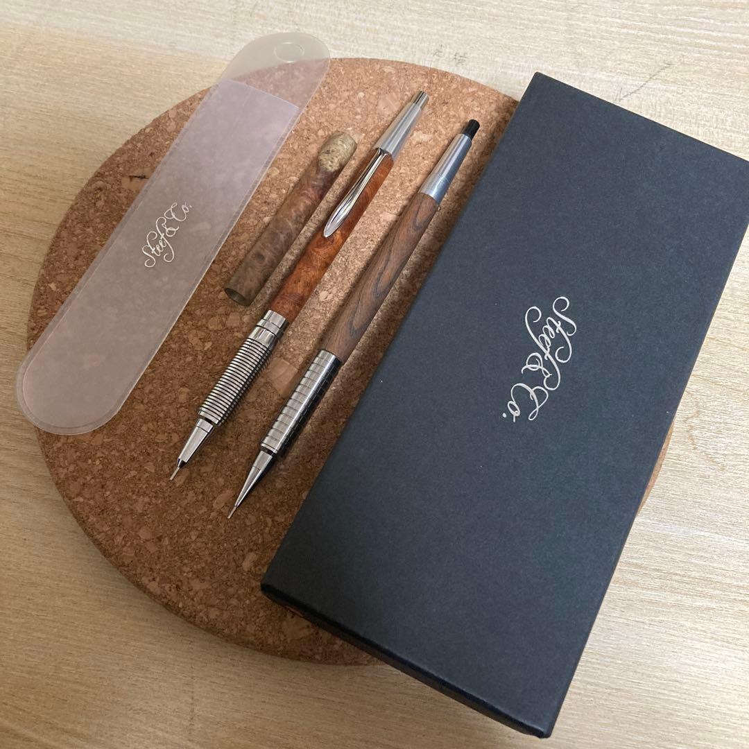 スティーフ　木軸　pg5 カスタム　格安　steef & co 花梨　野原工芸