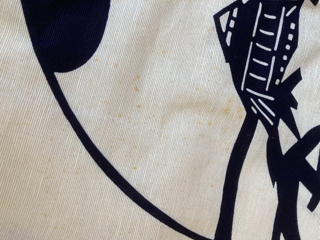 未使用品　芹沢銈介模様　のれん　人間国宝