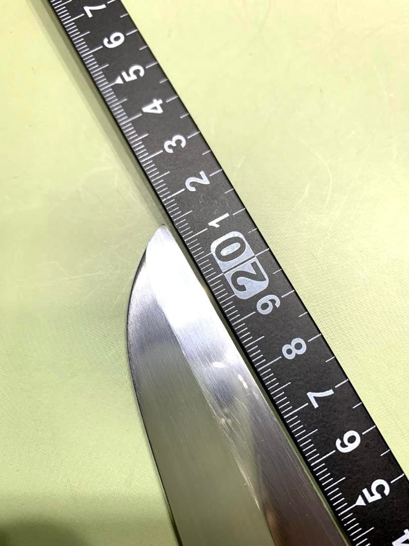 尚台正吉　鎌形薄刃包丁　刃渡り21.5cm