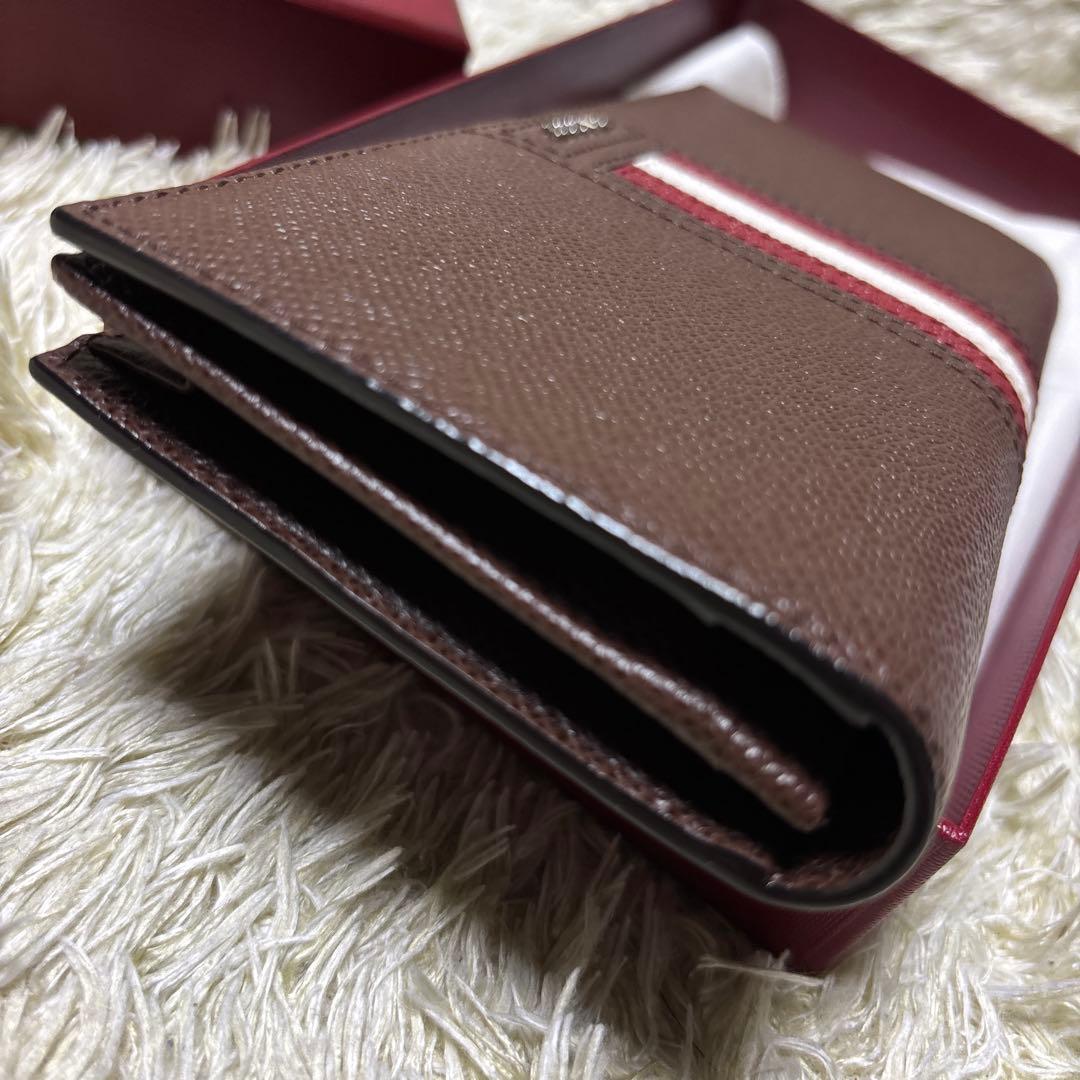 【ほぼ新品】 BALLY 長財布 サフィアーノ トレインスポッティング ブラウン