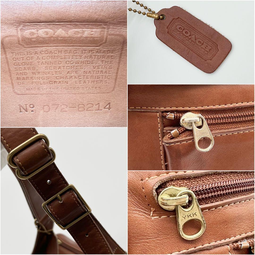 COACH ウエストポーチ ウエスト バッグ ボディバッグ レザー ブラウン