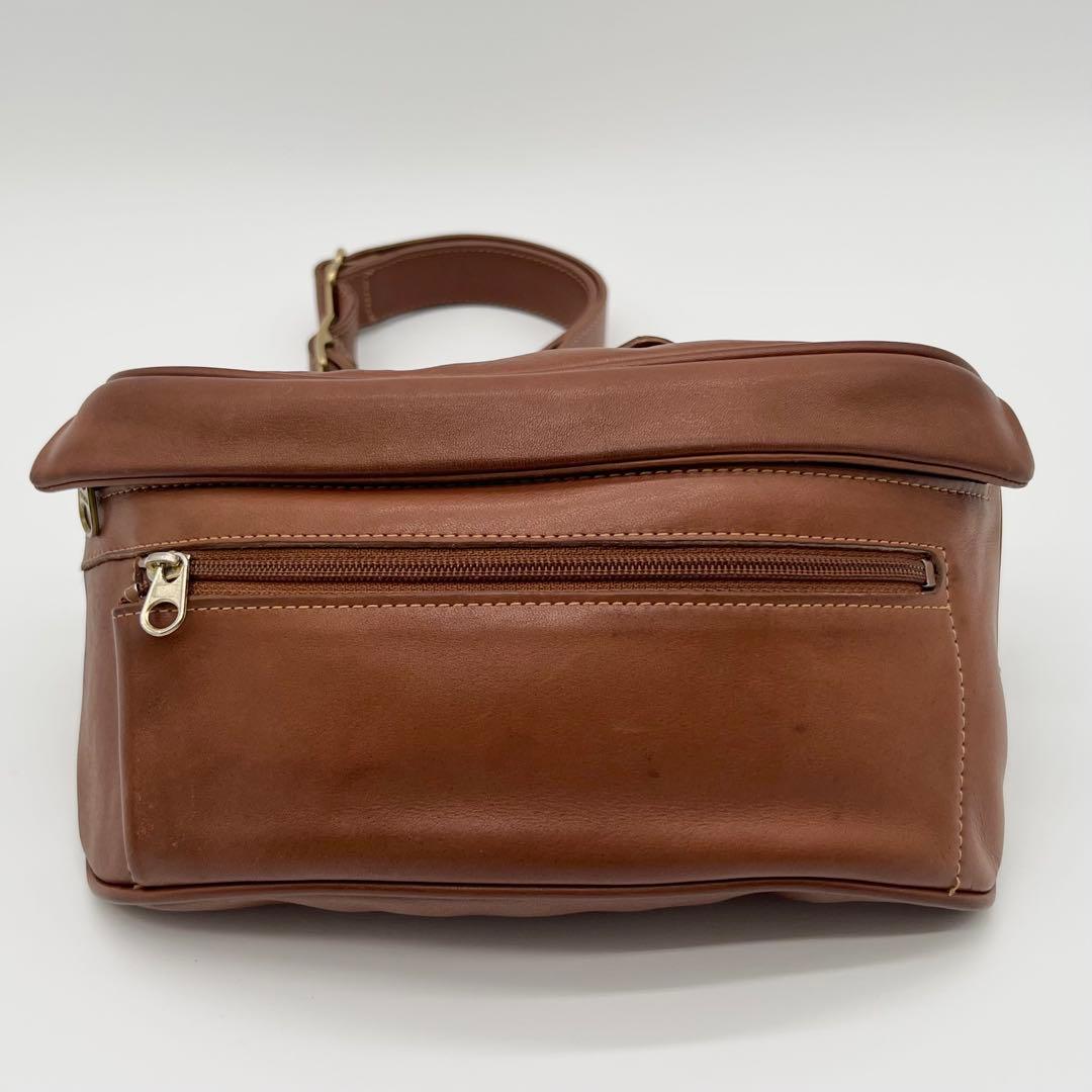 COACH ウエストポーチ ウエスト バッグ ボディバッグ レザー ブラウン