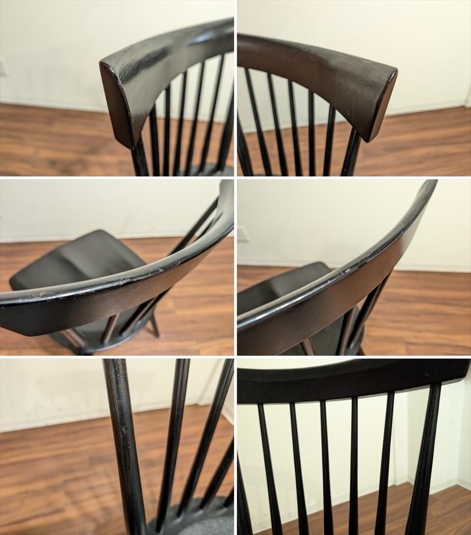 柏木工　オーク　ダイニングチェア　ウィンザーチェア　アームチェア　椅子　イス　L