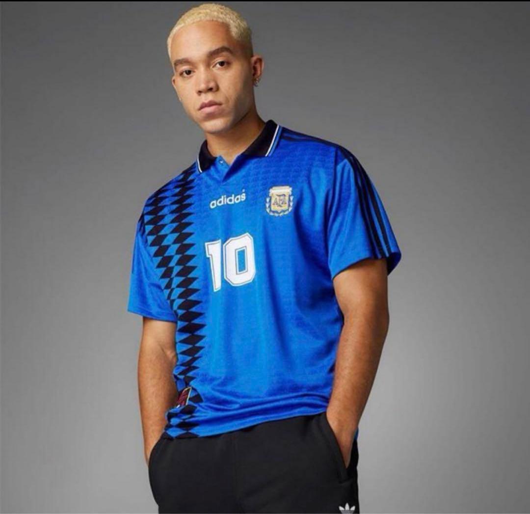 限定品 新品 アルゼンチン代表 94 アウェイ ユニフォーム 復刻版メッシ2XL