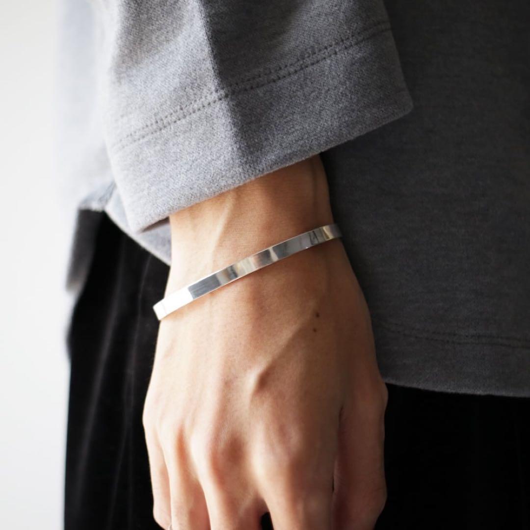 ⚫︎新品⚫︎ ERA. S&C FLAT BANGLE (SL035)