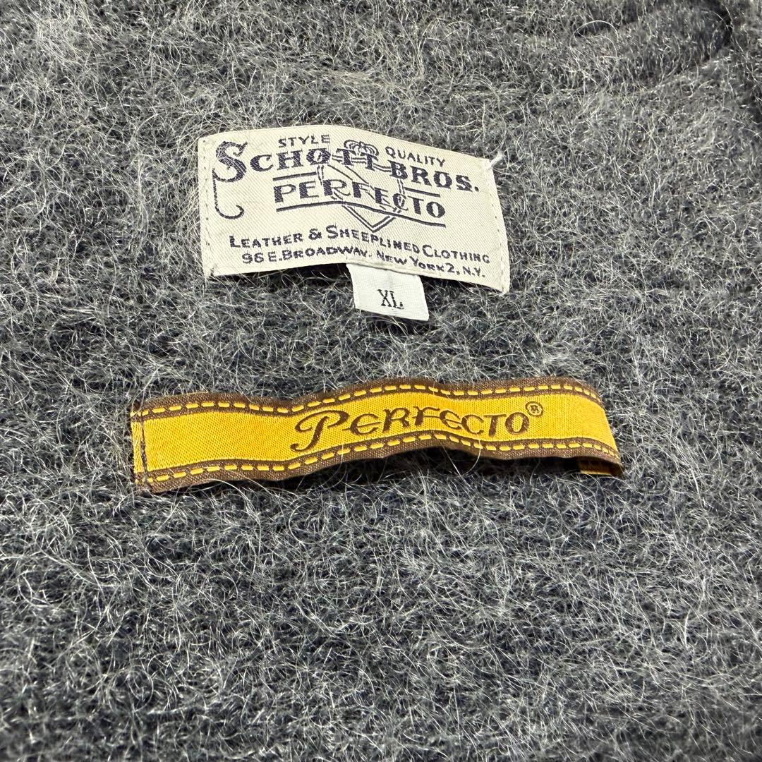 【schott】Perfecto mohair cardigan sweater