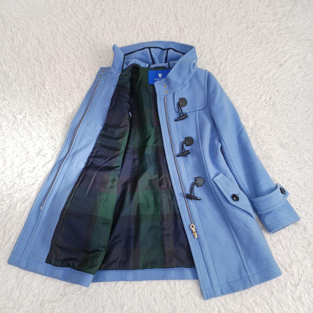 ✨良品✨ブルーレーベル　ダッフルコート　ライトブルー　サイズ38