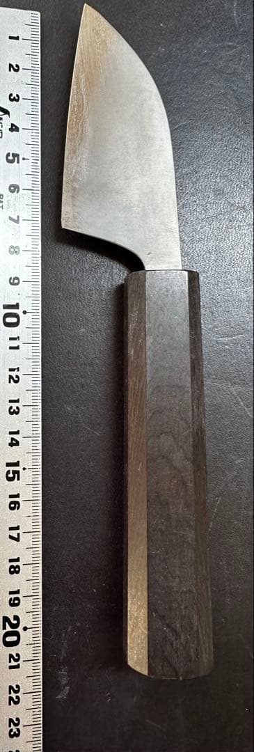 高知 黒鳥鍛造工場 ナイフ 八角柄黒檀