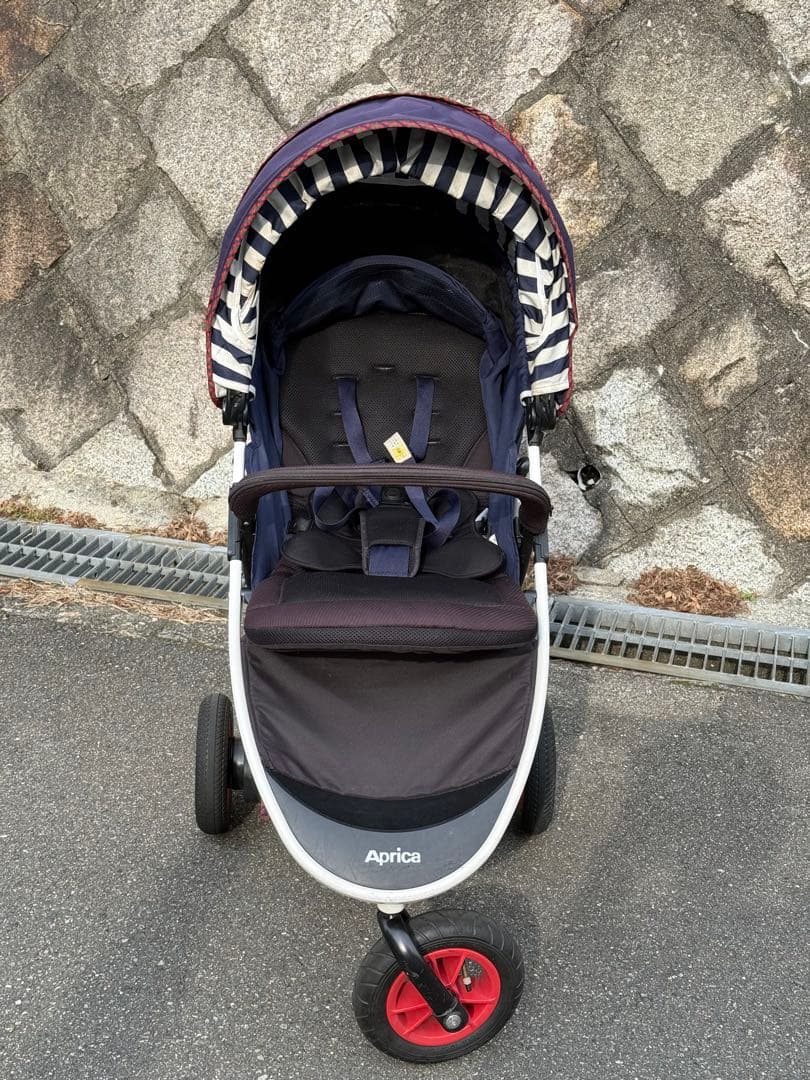 【美品】ファミリア アップリカ スムーヴ ベビーカー　チェック　ファミちゃん