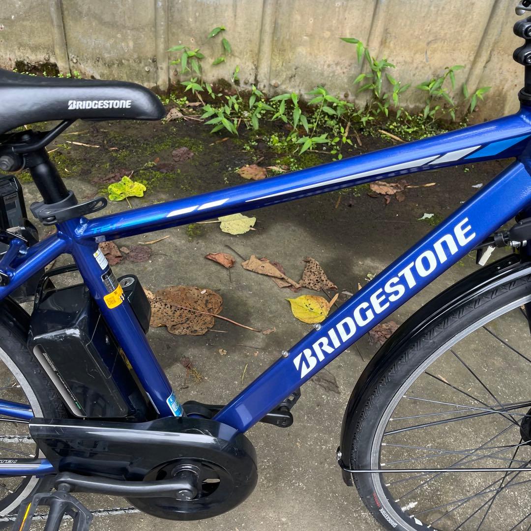 ブリヂストン 電動アシスト自転車 青　b200