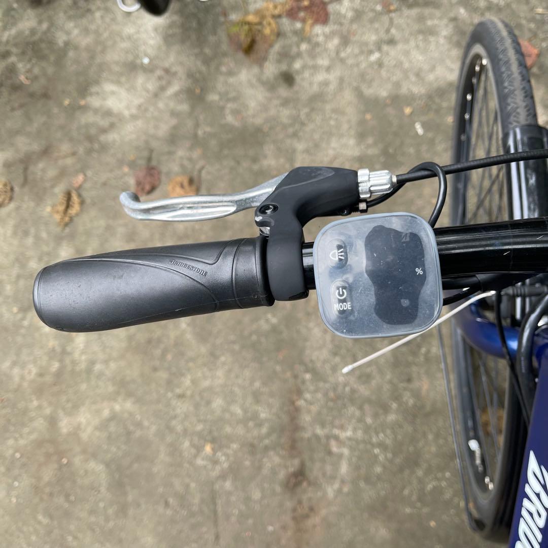 ブリヂストン 電動アシスト自転車 青　b200