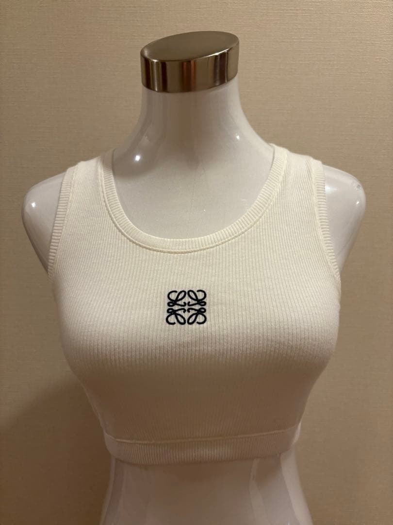 LOEWE クロップド丈 タンクトップ ショート丈