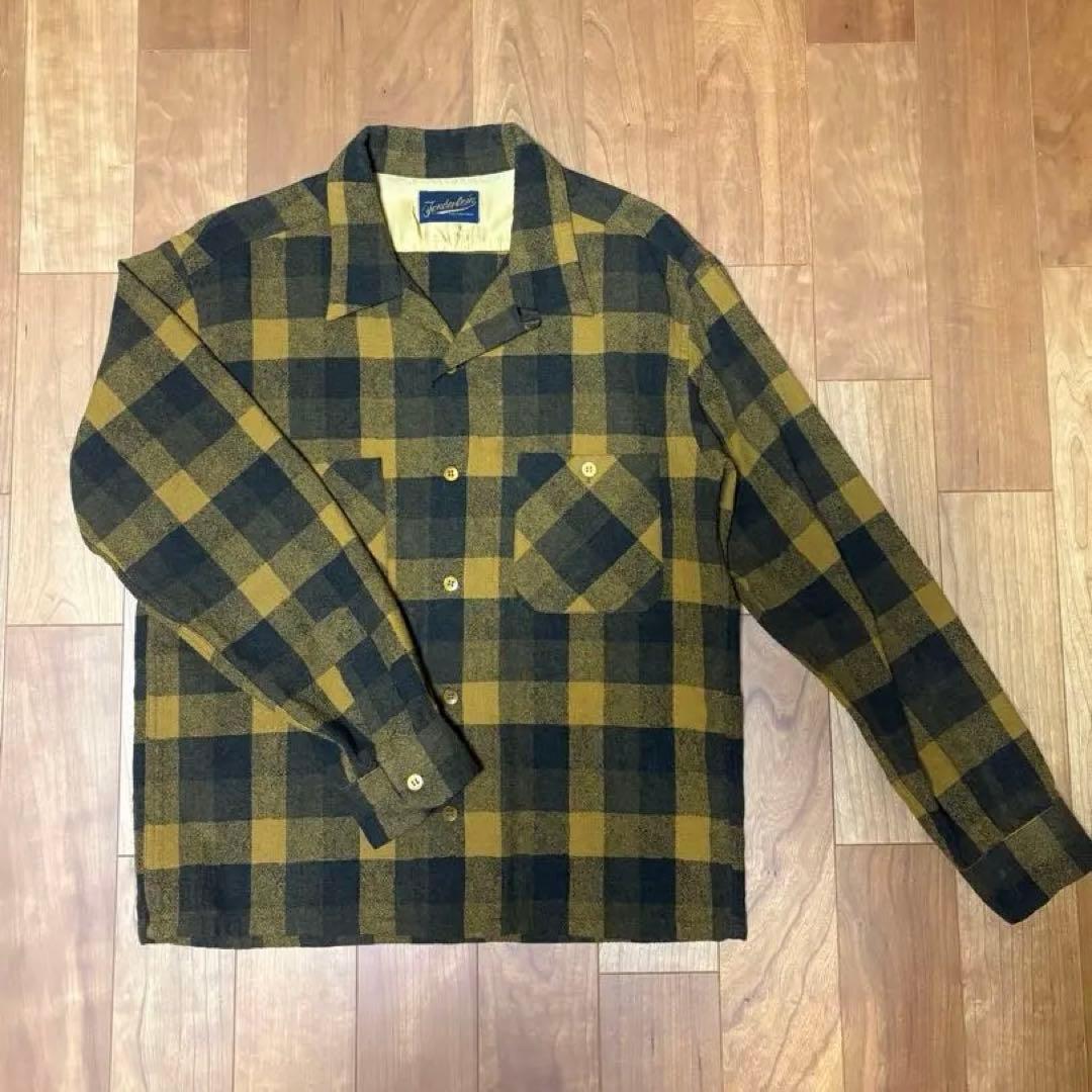 Tenderloin T-wool ウールシャツ　イエロー