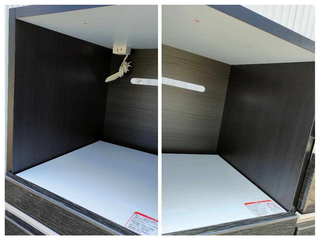 そば62 NITORIキッチンボード Nポスティア120KB BKニトリ