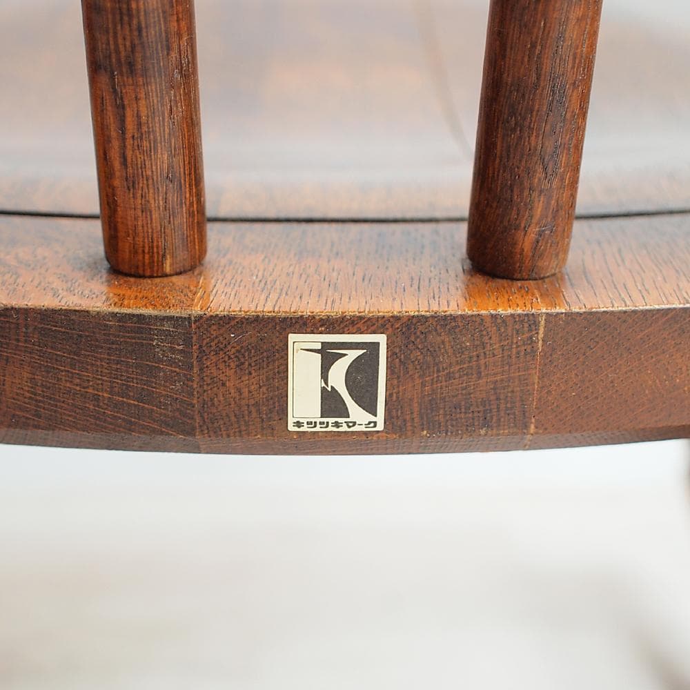 飛騨産業 キツツキ ロッキングチェア オーク無垢材 ビンテージ ZR23889